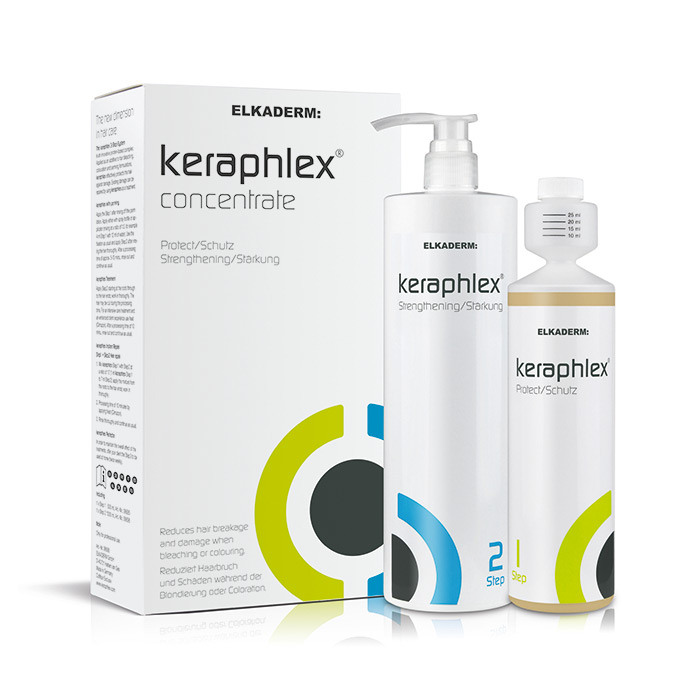 Elkaderm Keraphlex Concentrat Profi Set Step 1 500 ml + Step 2 1000 ml