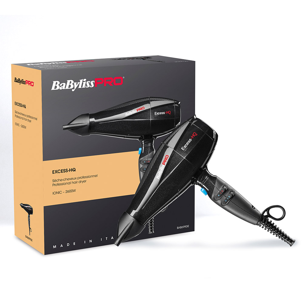 Babyliss PRO EXCESS HQ Fön Föhn Haartrockner 2600 W BAB6990IE