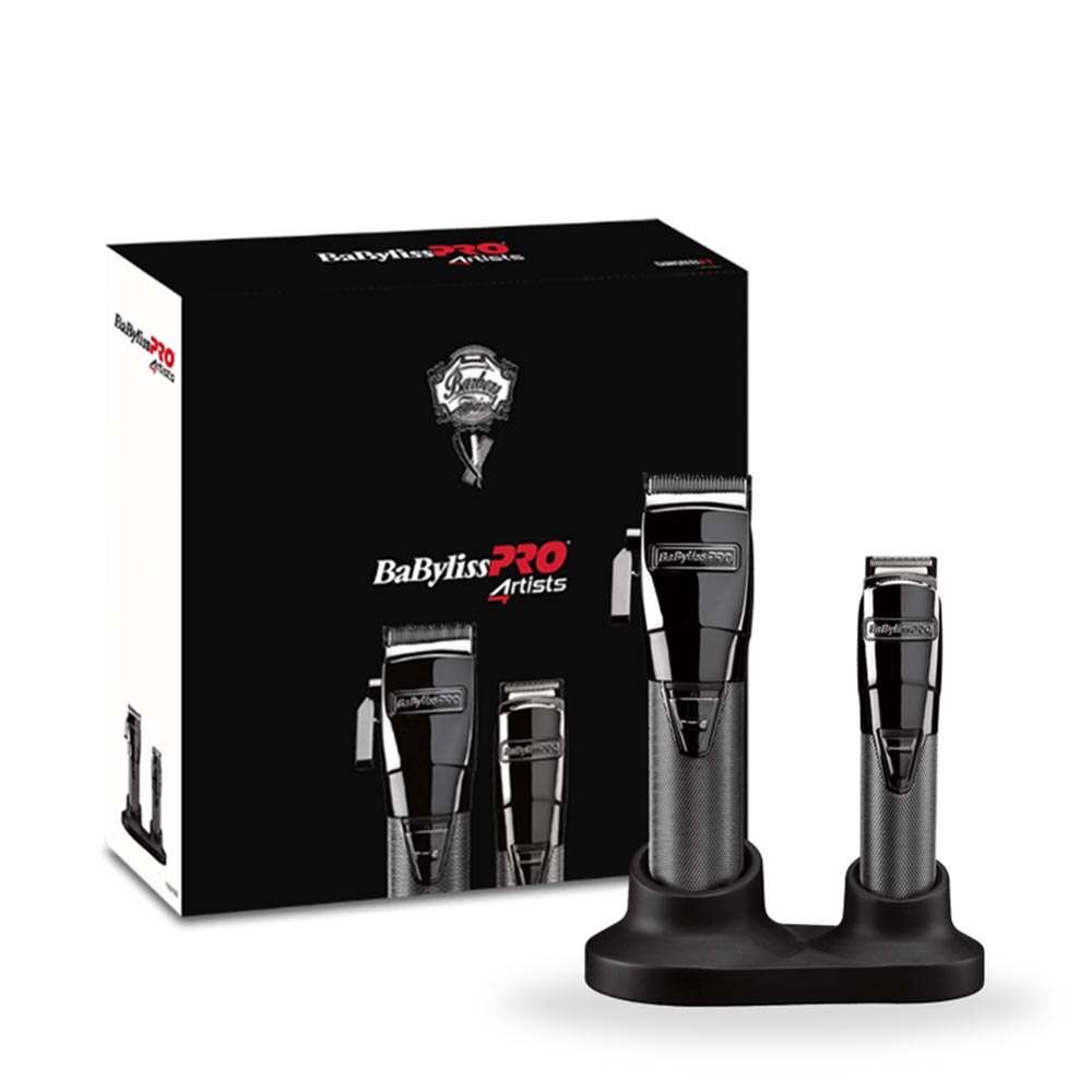 BaByliss PRO 4Artists Barber Clipper & Trimmer Set GUNSTEELFX FX8705E