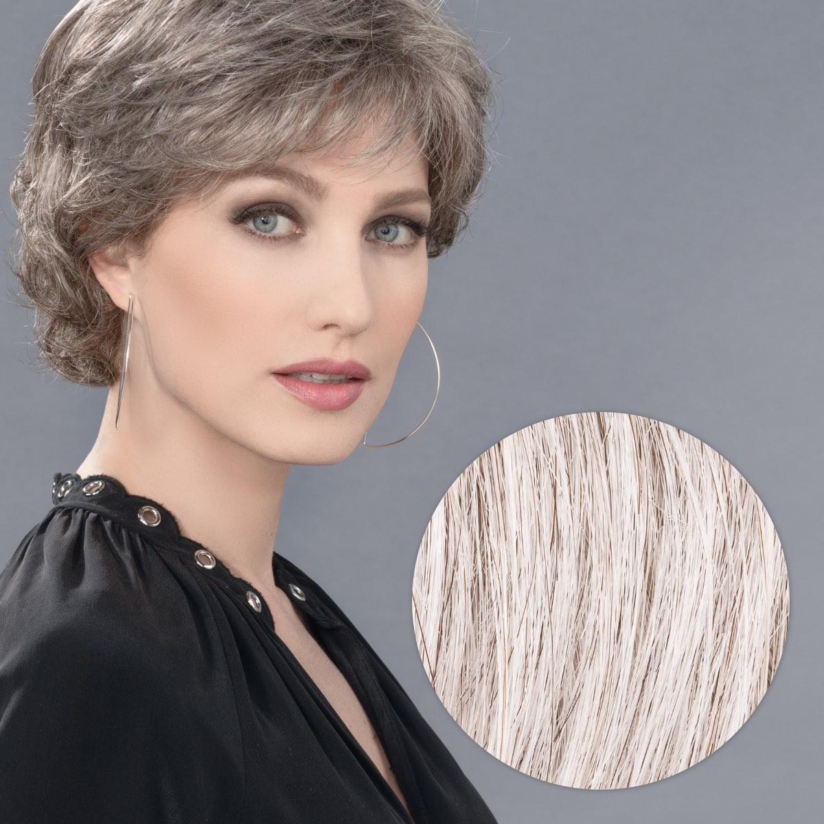 Ellen Wille hairpower Top Power Haarteil - Top Mono 60.56 silver mix