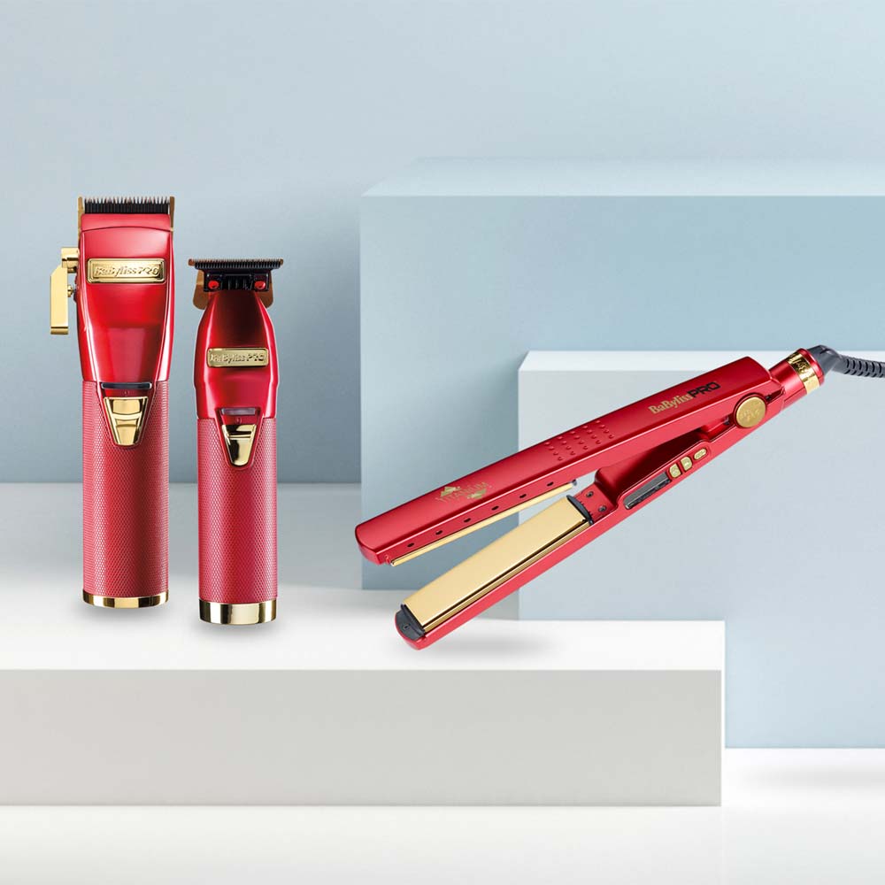 Babyliss PRO Profi Titanium Ionic Glätteisen Haarglätter rot BAB3091RDTE