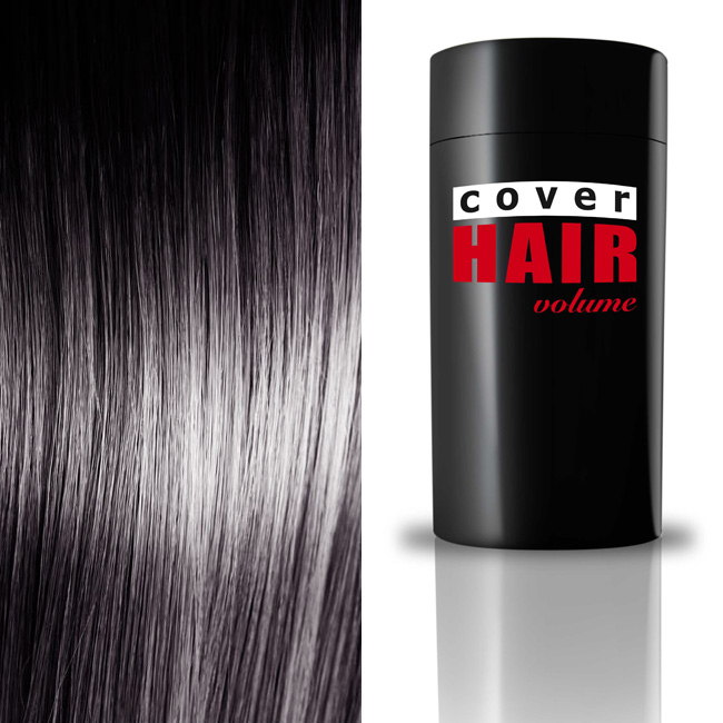 Cover Hair Volume Schütthaar, Streuhaar, Microhairs Schwarz 1-2