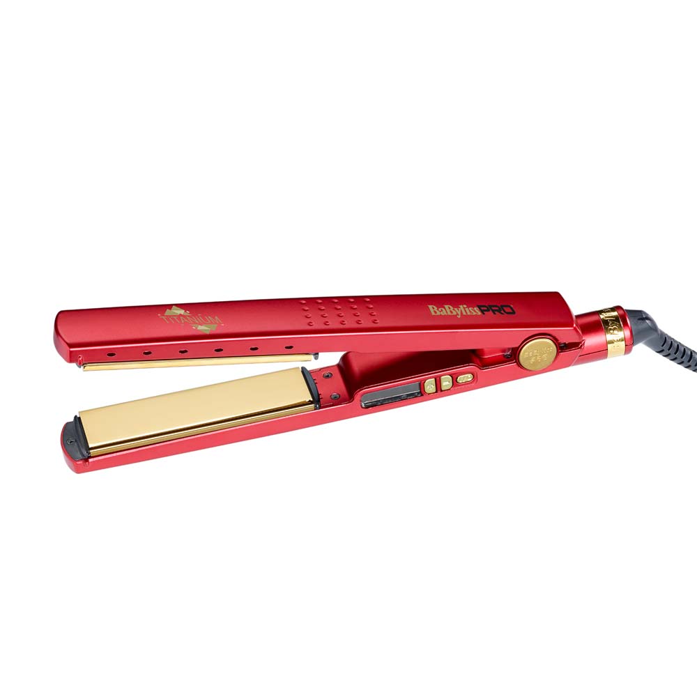 Babyliss PRO Profi Titanium Ionic Glätteisen Haarglätter rot BAB3091RDTE