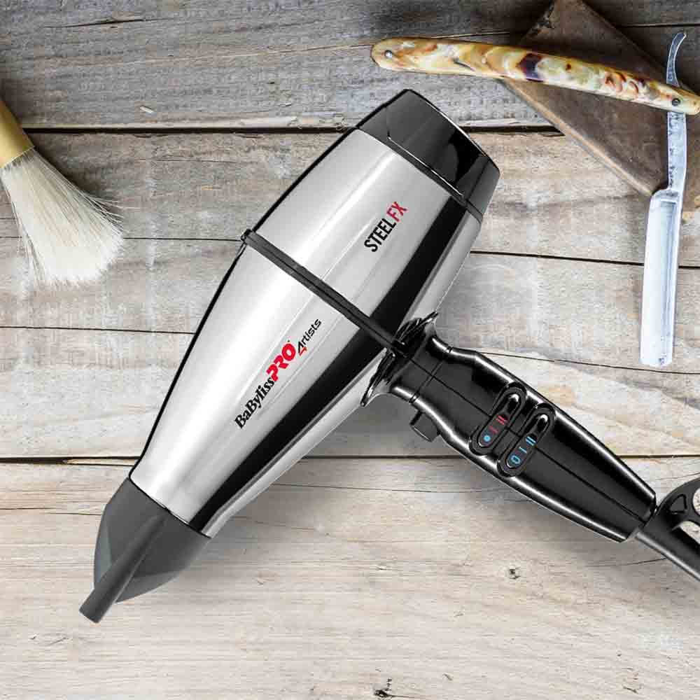 BaByliss PRO 4Artists Haartrockner STEELFX mit 2000 Watt BAB8000IE