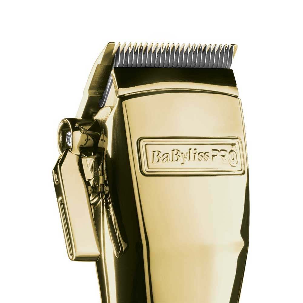 BaByliss PRO 4Artists Barber Clipper GOLDFX mit 8 Kammaufsätzen FX8700GE