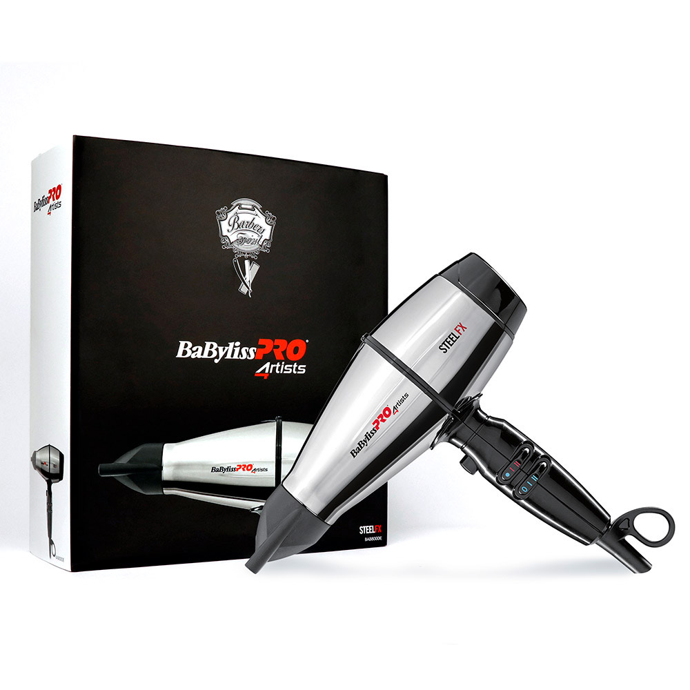 BaByliss PRO 4Artists Haartrockner STEELFX mit 2000 Watt BAB8000IE