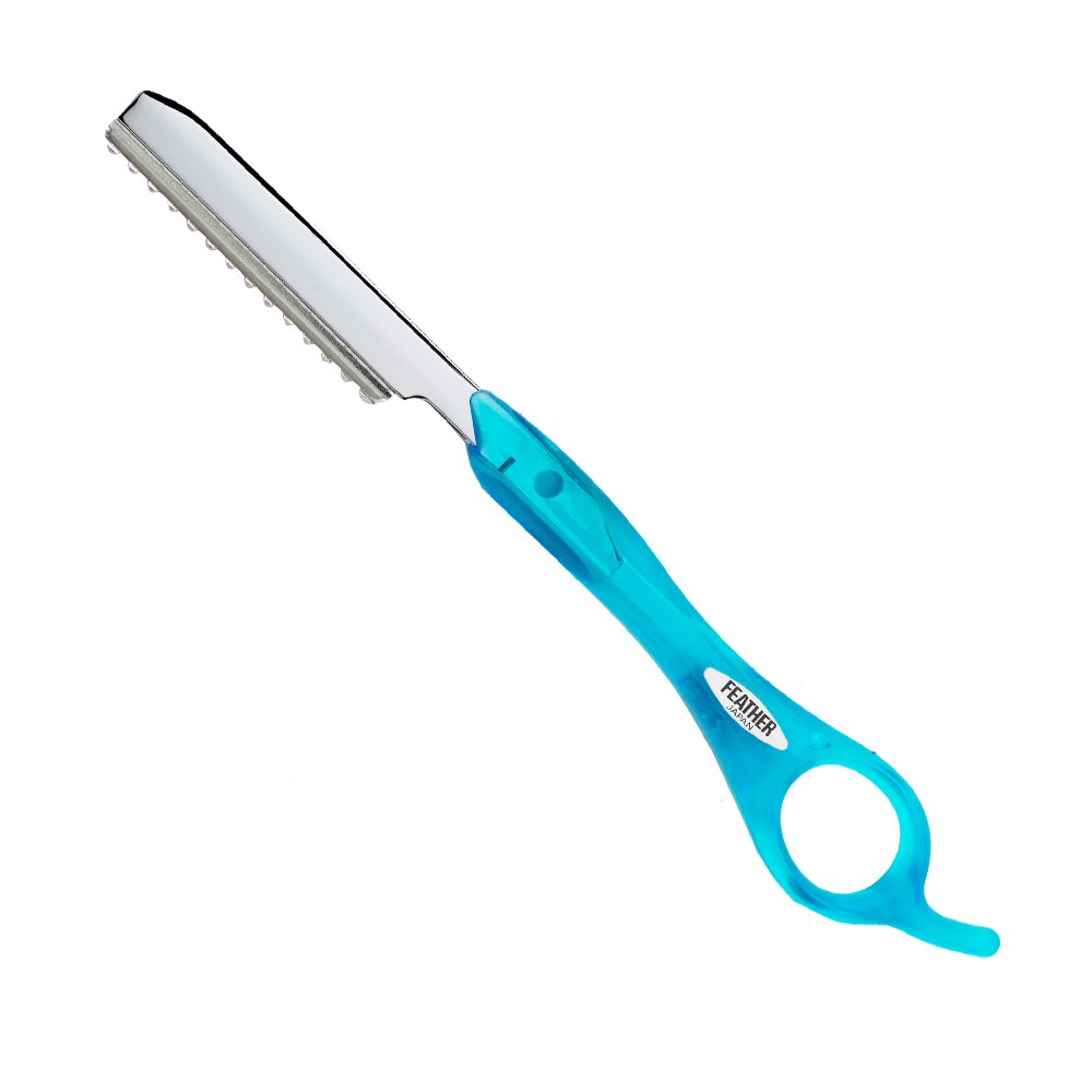 Feather Rasiermesser Razor Transparent - Aquablau