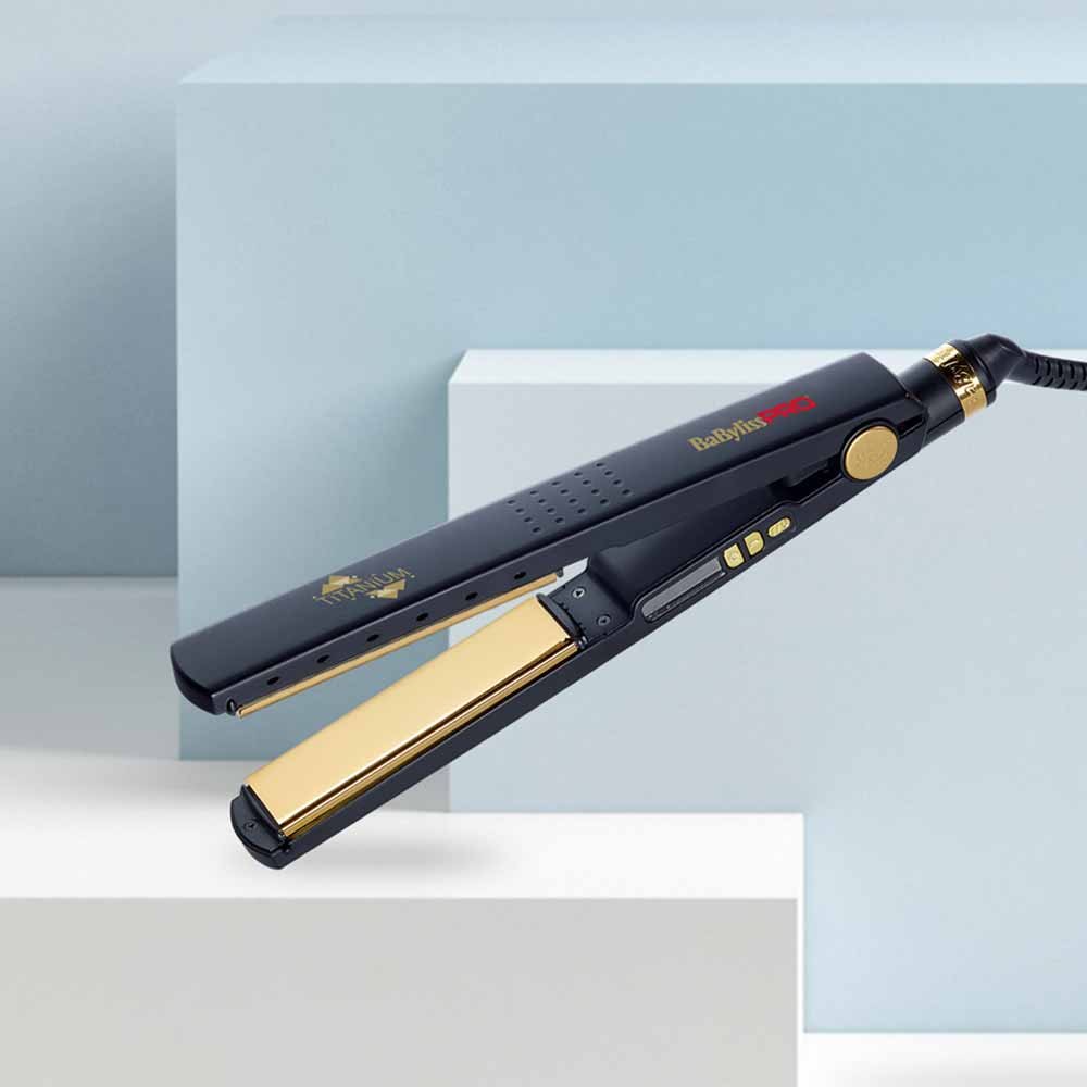 Babyliss PRO Profi Titanium Ionic Glätteisen Haarglätter schwarz BAB3091BKTE